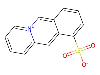 Benzo[b]quinolizin-5-ium-10-sulfonate structure