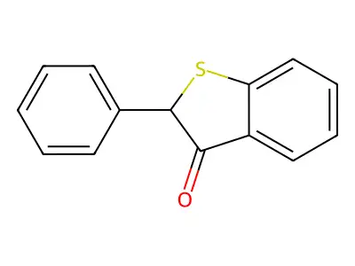 2-Phenyl-2,3-dihydro-1-benzothiophen-3-one structure