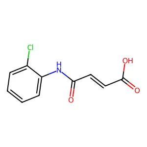 4-(2-Chloroanilino)-4-oxobut-2-enoic acid structure
