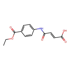 4-(4-Ethoxycarbonylanilino)-4-oxobut-2-enoic acid structure