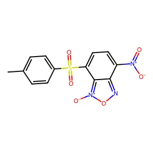 7-(4-Methylbenzene-1-sulfonyl)-4-nitro-1-oxo-2,1lambda~5~,3-benzoxadiazole structure