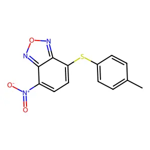 4-[(4-Methylphenyl)thio]-7-nitro-2,1,3-benzoxadiazole structure