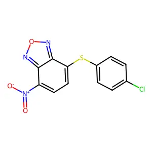 4-[(4-Chlorophenyl)sulfanyl]-7-nitro-2,1,3-benzoxadiazole structure