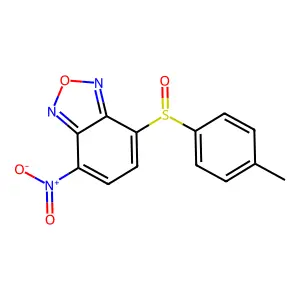 4-(4-Methylphenyl)sulfinyl-7-nitro-2,1,3-benzoxadiazole structure