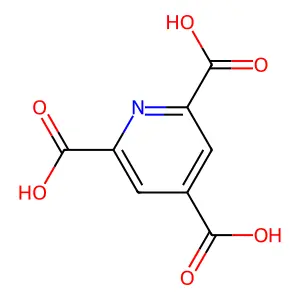 2,4,6-吡啶三甲酸 structure