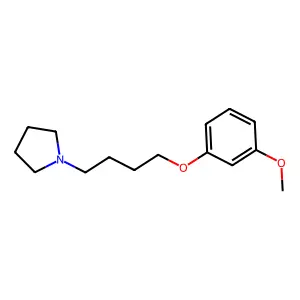 1-[4-(3-Methoxyphenoxy)butyl]pyrrolidine structure