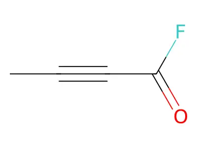 2-Butynoyl fluoride structure