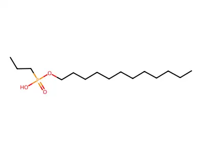 Dodecyl hydrogen propylphosphonate structure