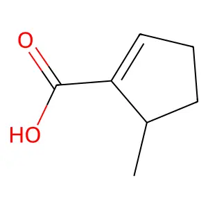 5-Methylcyclopent-1-ene-1-carboxylic acid structure