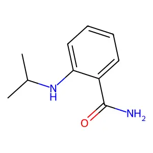 2-(异丙氨基)苯甲酰胺 structure
