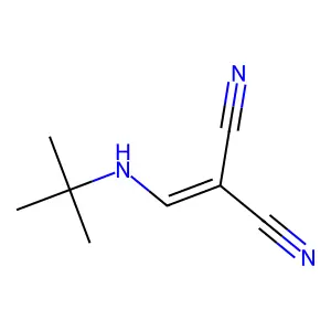[(tert-Butylamino)methylidene]propanedinitrile structure