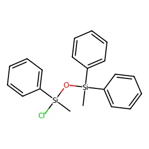 1-Chloro-1,3-dimethyl-1,3,3-triphenyldisiloxane structure
