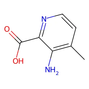 3-Amino-4-methylpyridine-2-carboxylic acid structure