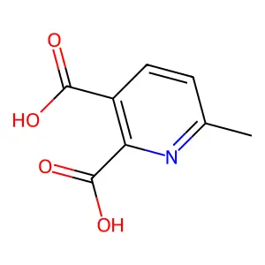 6-Methylpyridine-2,3-dicarboxylic acid structure