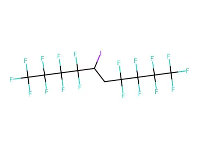 1-Iodo-1,2-bis(perfluoro-n-butyl)ethane structure