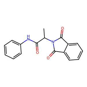 (2S)-2-(1,3-Dioxo-1,3-dihydro-2H-isoindol-2-yl)-N-phenylpropanamide structure