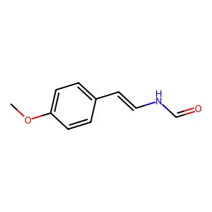 N-甲酰基-对甲氧基苯乙烯胺 structure