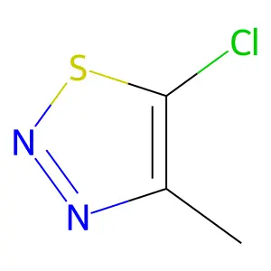 5-Chloro-4-methyl-1,2,3-thiadiazole structure
