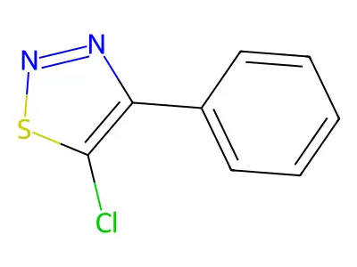 5-Chloro-4-phenyl-1,2,3-thiadiazole structure