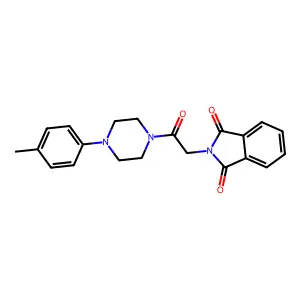 2-[2-Oxo-2-(4-p-tolyl-piperazin-1-yl)-ethyl]-isoindole-1,3-dione structure