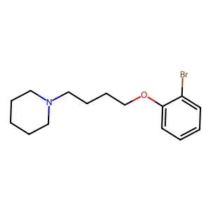 1-[4-(2-Bromophenoxy)butyl]piperidine structure