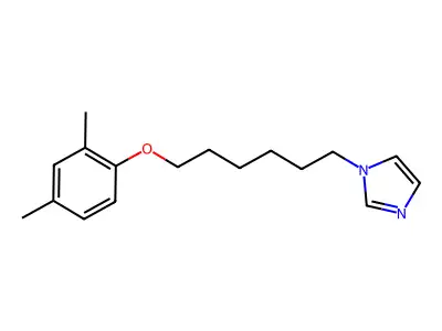 1-[6-(2,4-Dimethylphenoxy)hexyl]imidazole structure