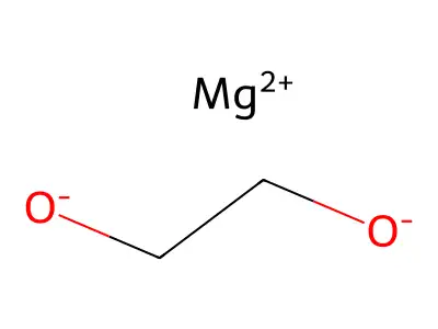 1,2-Ethanediol, magnesium salt (1:1) structure