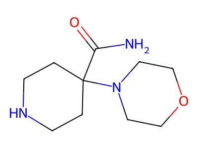 4-Morpholinopiperidine-4-carboxamide structure