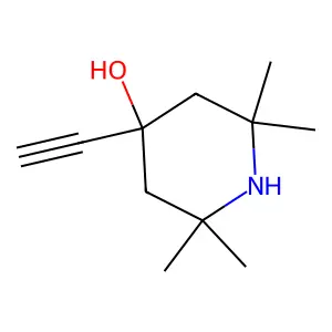 4-Ethynyl-2,2,6,6-tetramethylpiperidin-4-ol structure