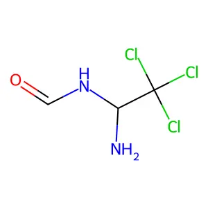 (1-Amino-2,2,2-trichloroethyl)formamide structure