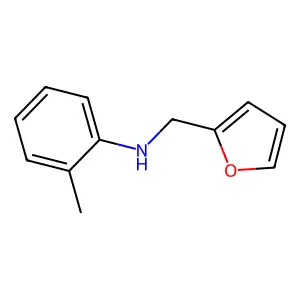 N-(furan-2-ylmethyl)-2-methylaniline structure