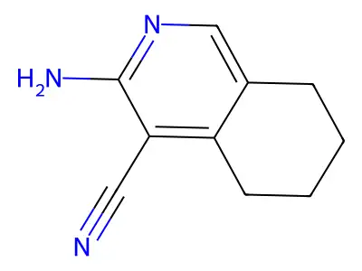 3-Amino-5,6,7,8-tetrahydro-4-isoquinolinecarbonitrile structure