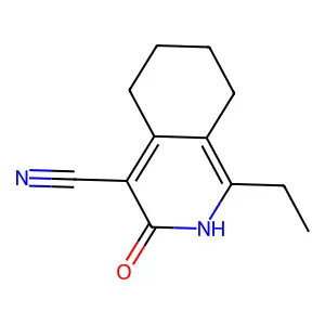 1-Ethyl-3-oxo-2,3,5,6,7,8-hexahydroisoquinoline-4-carbonitrile structure