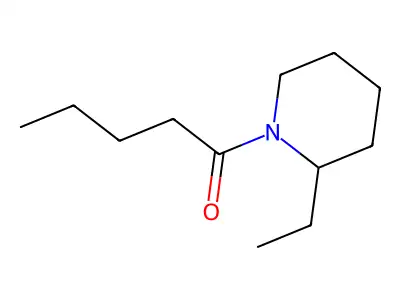 2-Ethyl-1-pentanoylpiperidine structure