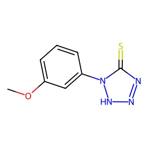 1-(3-Methoxyphenyl)-5-mercaptotetrazole structure
