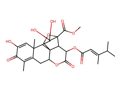 DEHYDROBRUCEANTIN structure