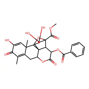 Dehydrobruceantarin structure