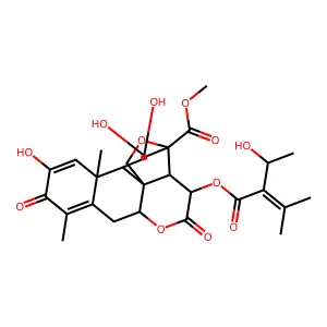 Dehydrobruceantol structure