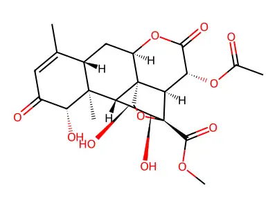 异鸦胆子素B structure