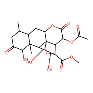 Dihydroisobruceine B structure