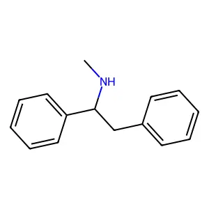 N-甲基-1,2-二苯基乙胺 structure