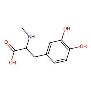 3-Hydroxy-N-methyltyrosine structure