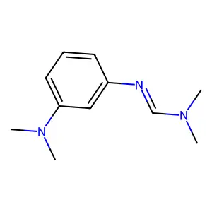 Methanimidamide, N'-(3-(dimethylamino)phenyl)-N,N-dimethyl- structure