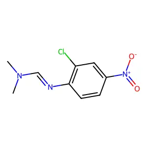Methanimidamide, N'-(2-chloro-4-nitrophenyl)-N,N-dimethyl- structure