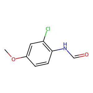 Formamide, N-(2-chloro-4-methoxyphenyl)- structure