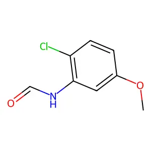 Formamide, N-(2-chloro-5-methoxyphenyl)- structure
