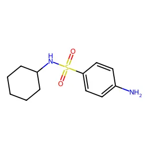 4-amino-N-cyclohexylbenzenesulfonamide structure