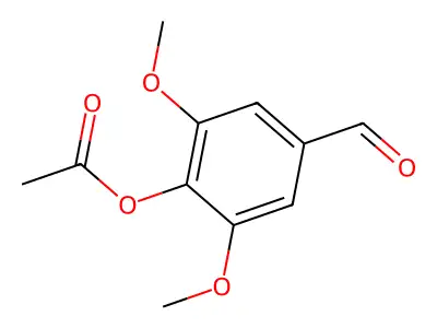 4-Acetoxy-3,5-dimethoxybenzaldehyde structure