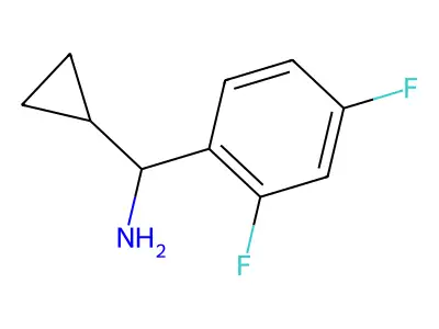 Cyclopropyl(2,4-difluorophenyl)methanamine structure