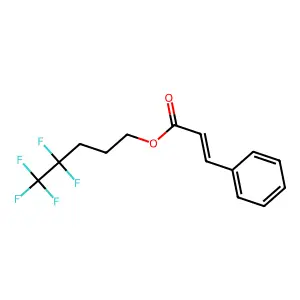 4,4,5,5,5-Pentafluoropentyl 3-phenylacrylate structure